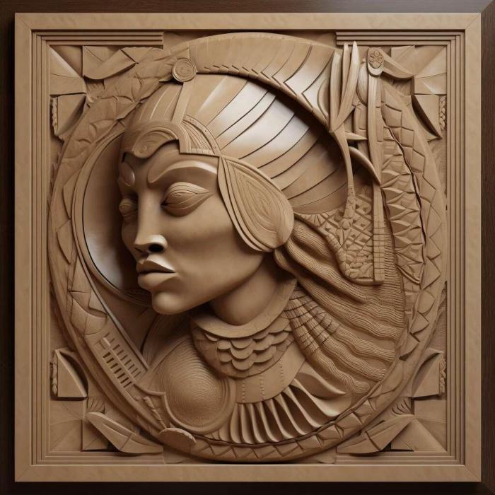 نموذج ثلاثي الأبعاد لآلة CNC 3D Art 